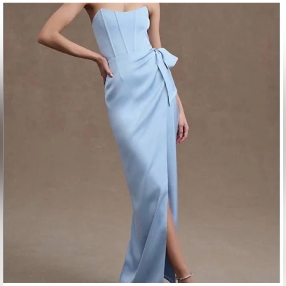 V. Chapman Light Blue Corset Gown — Discontinued color